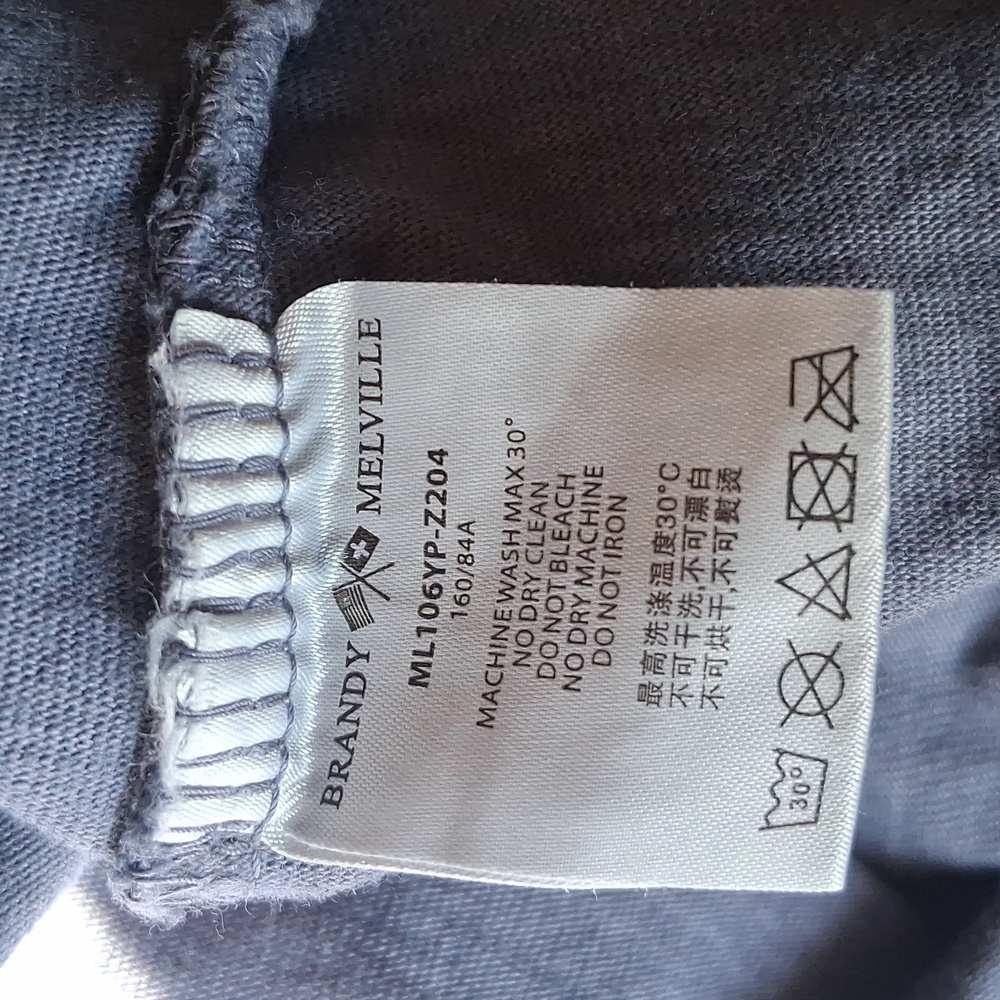 Brandy Melville Blue Crop Top - Picture 7 of 10